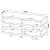 Parker TV Console with 5 Open Compartments