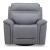 Cooper Leather Swivel Power Recliner w/USB Chargers