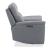 Cooper Leather Zero Gravity Living Room Set | Blue Gray