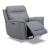 Cooper Leather Zero Gravity Living Room Set | Blue Gray