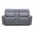 Cooper Leather Zero Gravity Power Loveseat | Console & USB