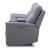 Cooper Leather Zero Gravity Living Room Set | Blue Gray