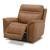 Cooper Leather Swivel Power Recliner w/USB Chargers