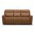 Cooper Leather Zero Gravity Living Room Set | Camel Tan