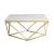 Meryl Faux Marble Top Square Coffee Table