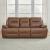 Cameron Leather Power Reclining Living Room Set | Charcoal