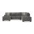Riverfield Fabric U-Shaped 2-Piece Sectional Sofa w/Chaise