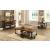 Shepherd Wood Coffee Table with Metal Casters