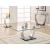 Pruitt Glass Top Square End Table