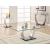 Pruitt Glass Top Coffee Table with Metal Base