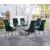 Dekel Glass/Steel Dining Room Set