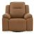Callihan Leather Swivel Power Recliner w/USB Chargers