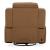 Callihan Leather Swivel Power Recliner w/USB Chargers
