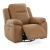 Callihan Leather Swivel Power Recliner w/USB Chargers