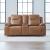Callihan Leather Power Reclining Living Room Set | Charcoal