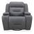 Chapman Leather Power Reclining Set | Alpine Blue Gray