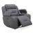 Chapman Leather Power Reclining Set | Alpine Blue Gray