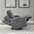Chapman Leather Power Reclining Set | Alpine Blue Gray