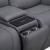 Chapman Leather Power Reclining Loveseat with Console | USB