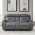 Chapman Leather Power Reclining Loveseat with Console | USB