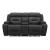 Chapman Leather Power Reclining Set | Alpine Coal Black