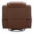 Caswell Leather Swivel Power Recliner w/USB Chargers