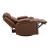 Caswell Leather Swivel Power Recliner w/USB Chargers