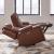 Caswell Leather Power Reclining Loveseat w/Console & USB Chargers