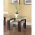 Dyer Tempered Glass End Table with Shelf