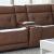 Beckham Leather 6-Piece Power Reclining Sectional w/USB Chargers