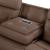 Beckham Leather 7-Piece Power Reclining Sectional w/USB Chargers