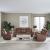 Beckham Leather Power Reclining Loveseat w/Console & USB Chargers