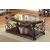 Laney Glass/Wood Veneer Coffee Table