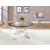 Brooke Glass Top End Table with Chromed Base