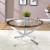 Brooke Glass Top Coffee Table with Chromed Base