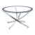 Brooke Glass Top Coffee Table with Chromed Base