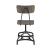 Jonquil Wood/Metal Swivel Side Chair