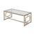 Merced Rectangle Glass Top Coffee Table