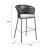 Freycinet Polyester/Steel Outdoor Barstool
