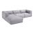 Luanda Square Olefin Outdoor Ottoman