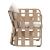 Quadrat Olefin/Aluminum Outdoor Dining Chair