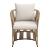 Quadrat Olefin/Aluminum Outdoor Dining Chair