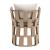 Quadrat Olefin/Aluminum Outdoor Dining Chair