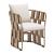 Quadrat Olefin/Aluminum Outdoor Dining Chair