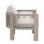Rebel Olefin/Aluminum Outdoor Accent Chair