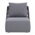 Mekan Olefin/Aluminum Outdoor Accent Chair