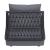 Mekan Olefin/Aluminum Outdoor Accent Chair