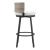 Midnight Wave Olefin/Synthetic Rattan Weave Outdoor Barstool