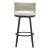 Midnight Wave Olefin/Synthetic Rattan Weave Outdoor Barstool