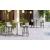 Soleil Round Steel Outdoor Bar Table